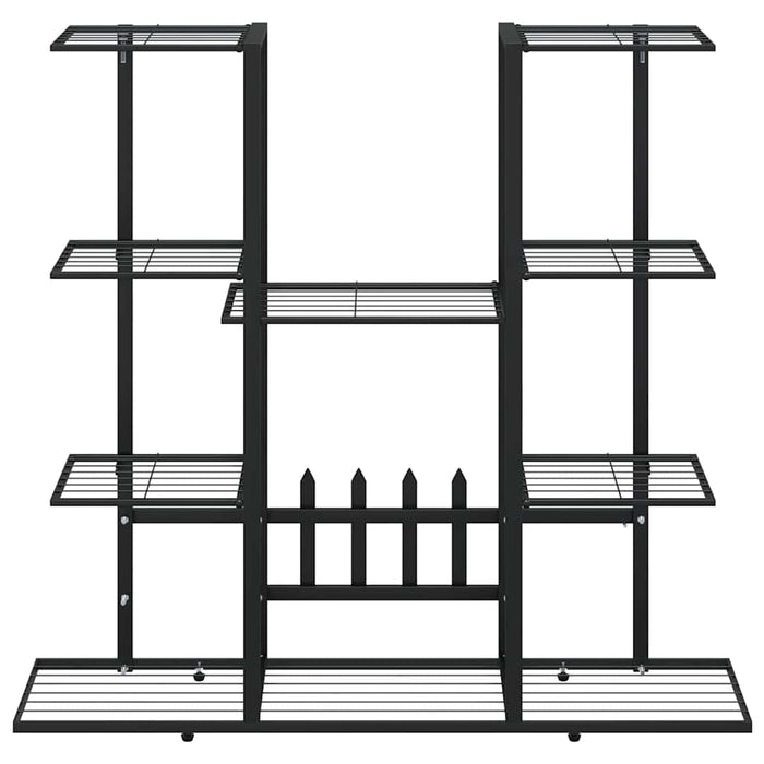 Suport pentru flori, 94,5x25x89 cm, negru, fier - WALTI WALTI