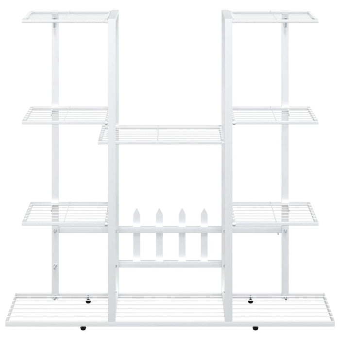 Suport pentru flori, 94,5x25x89 cm, alb, fier - WALTI WALTI