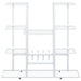 Suport pentru flori, 94,5x25x89 cm, alb, fier - WALTI WALTI