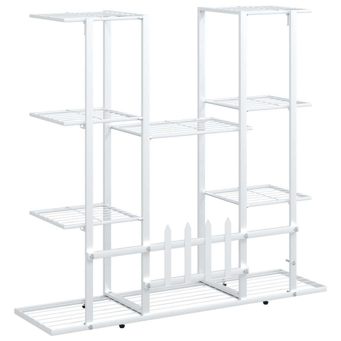 Suport pentru flori, 94,5x25x89 cm, alb, fier - WALTI WALTI