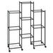 Suport pentru flori cu roți, 83x25x103,5 cm, negru, fier - WALTI WALTI