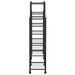 Suport pentru flori cu roți, 83x25x103,5 cm, negru, fier - WALTI WALTI