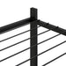 Suport pentru flori cu roți, 83x25x103,5 cm, negru, fier - WALTI WALTI