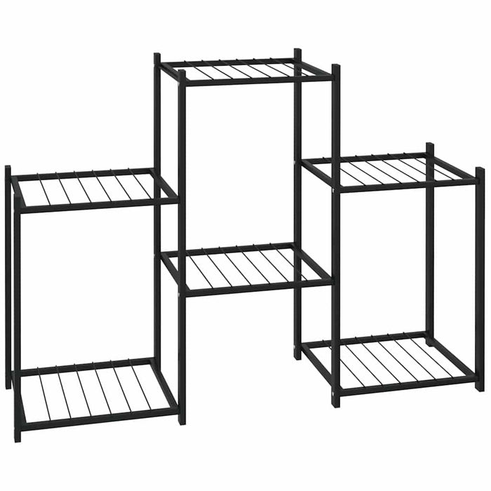 Suport pentru flori, 83x25x60 cm, negru, fier - WALTI WALTI