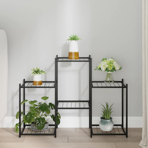 Suport pentru flori, 83x25x60 cm, negru, fier - WALTI WALTI