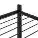 Suport pentru flori cu roți, 83x25x63,5 cm, negru, fier - WALTI WALTI