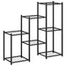 Suport pentru flori, 83x25x80 cm, negru, fier - WALTI WALTI
