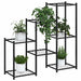 Suport pentru flori, 83x25x80 cm, negru, fier - WALTI WALTI
