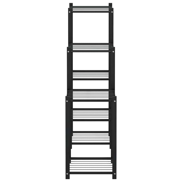 Suport pentru flori, 83x25x80 cm, negru, fier - WALTI WALTI