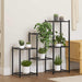 Suport pentru flori, 83x25x80 cm, negru, fier - WALTI WALTI