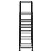 Suport pentru flori cu roți, 83x25x83,5 cm, negru, fier - WALTI WALTI