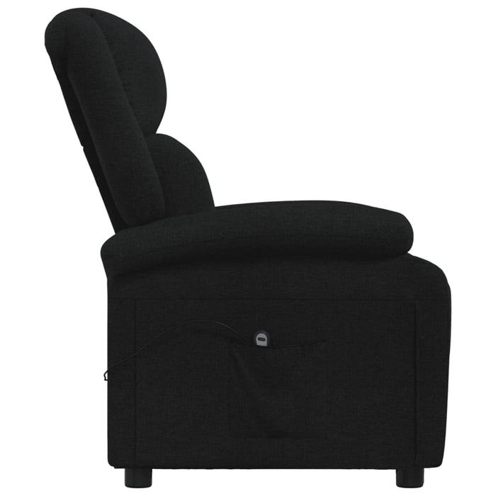 Fotoliu rabatabil electric, negru, material textil - WALTI WALTI