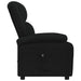 Fotoliu rabatabil electric, negru, material textil - WALTI WALTI
