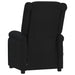Fotoliu rabatabil electric, negru, material textil - WALTI WALTI