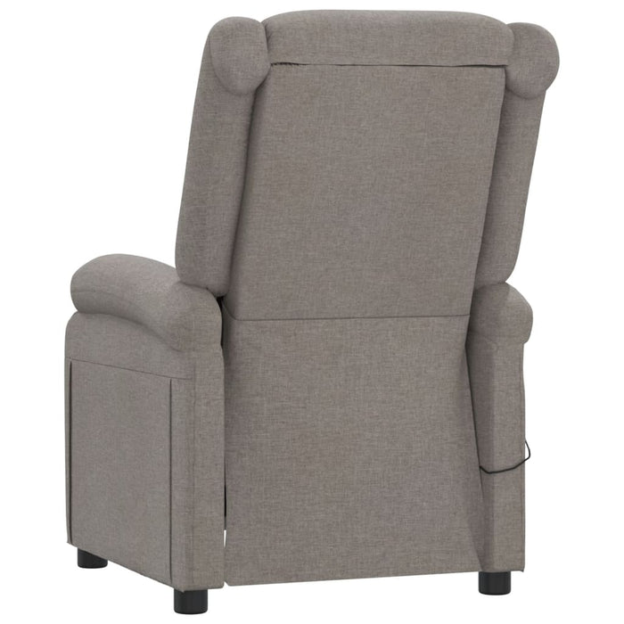 Fotoliu rabatabil electric, gri taupe, material textil - WALTI WALTI