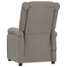 Fotoliu rabatabil electric, gri taupe, material textil - WALTI WALTI