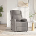 Fotoliu rabatabil electric, gri taupe, material textil - WALTI WALTI