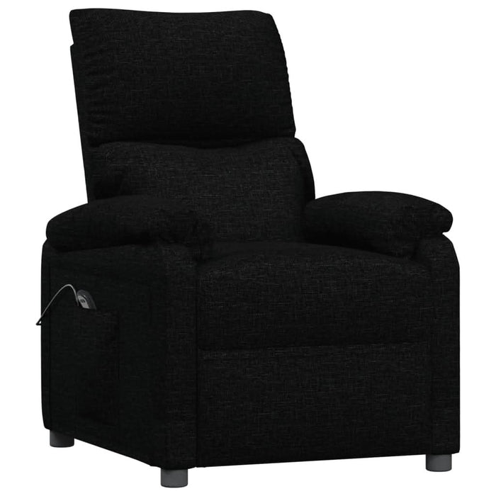 Fotoliu rabatabil electric, negru, material textil - WALTI WALTI