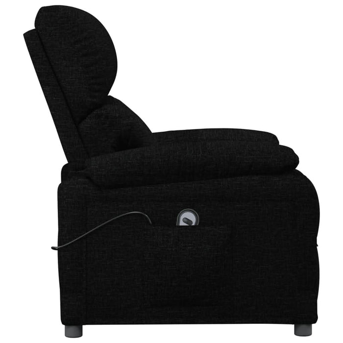 Fotoliu rabatabil electric, negru, material textil - WALTI WALTI