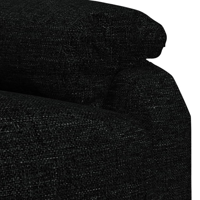 Fotoliu rabatabil electric, negru, material textil - WALTI WALTI