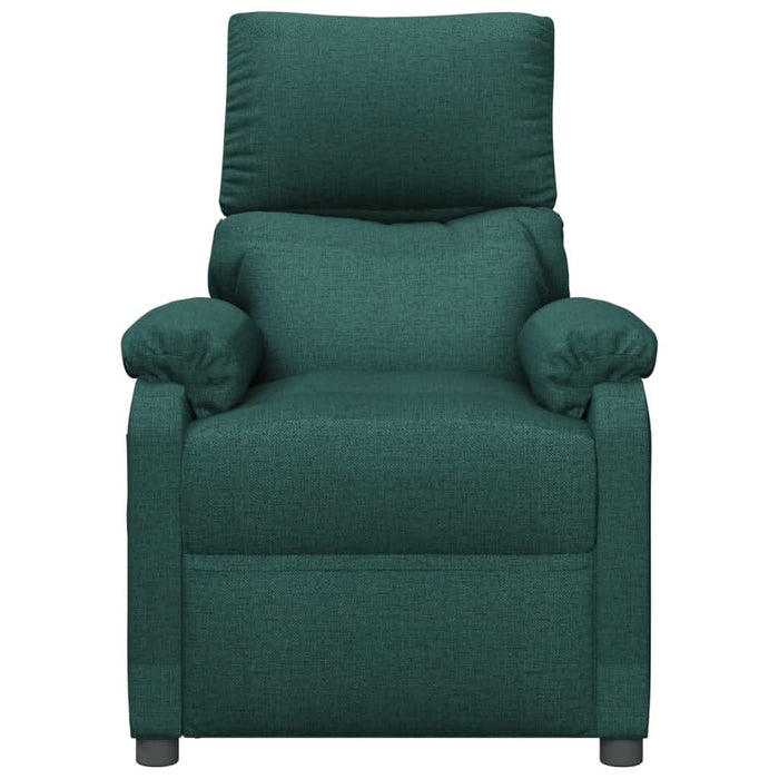 Fotoliu rabatabil electric, verde închis, material textil - WALTI WALTI