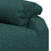 Fotoliu rabatabil electric, verde închis, material textil - WALTI WALTI