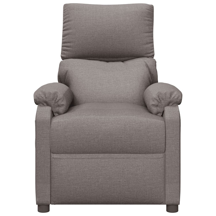 Fotoliu rabatabil electric, gri taupe, material textil - WALTI WALTI