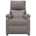 Fotoliu rabatabil electric, gri taupe, material textil - WALTI WALTI