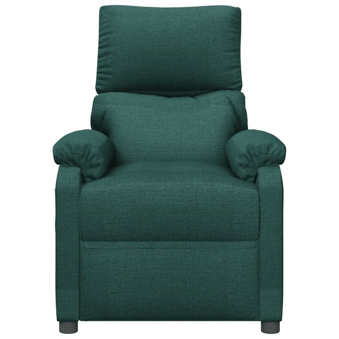 Fotoliu de masaj electric, verde închis, material textil - WALTI WALTI