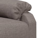Fotoliu de masaj electric rabatabil, gri taupe, textil - WALTI WALTI