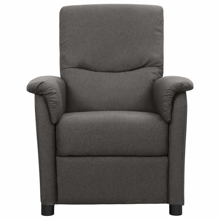 Fotoliu rabatabil electric, gri închis, material textil WALTI