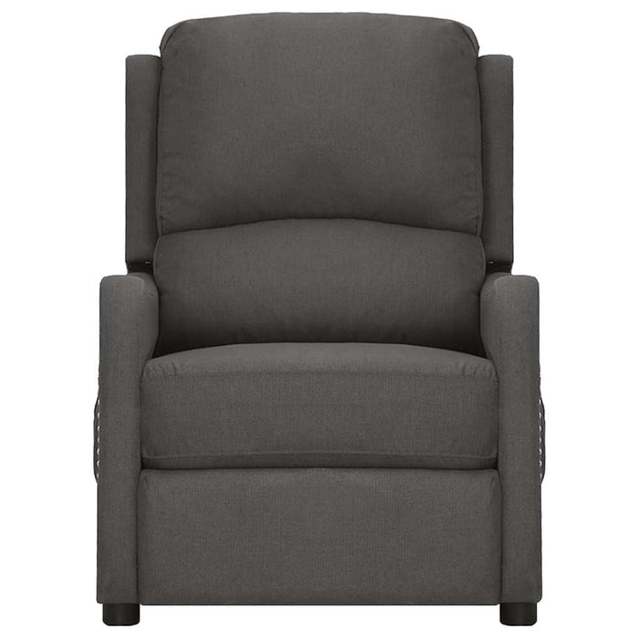 Fotoliu rabatabil electric, gri închis, material textil WALTI