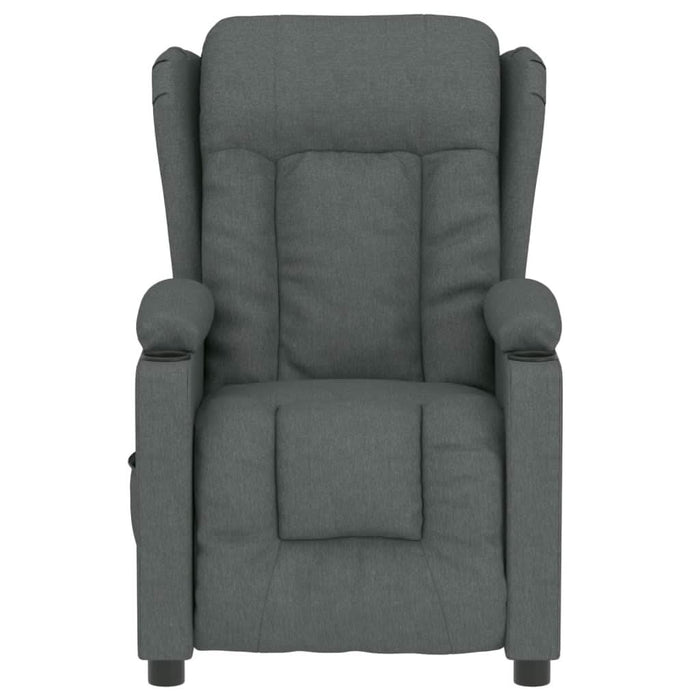 Fotoliu rabatabil electric, gri închis, material textil - WALTI WALTI