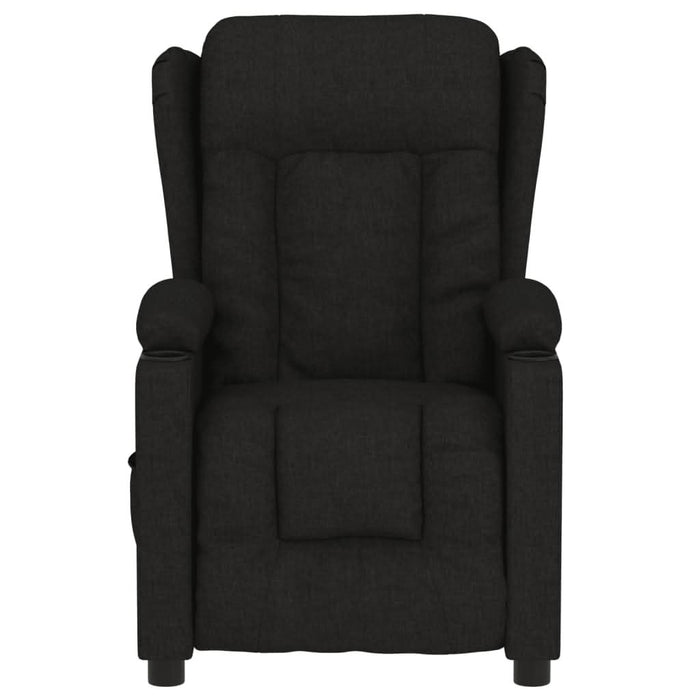 Fotoliu rabatabil electric, negru, material textil - WALTI WALTI