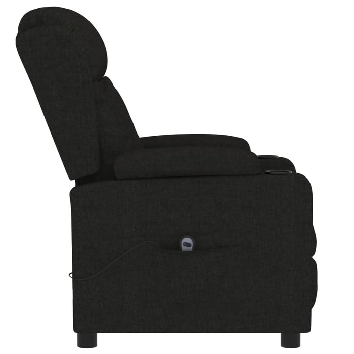 Fotoliu rabatabil electric, negru, material textil - WALTI WALTI