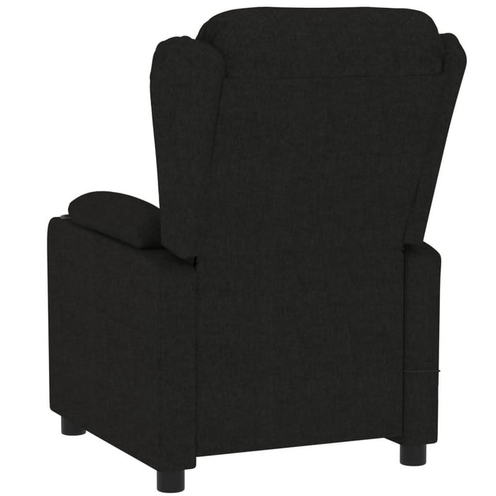 Fotoliu rabatabil electric, negru, material textil - WALTI WALTI