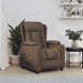 Fotoliu rabatabil electric, maro, material textil - WALTI WALTI