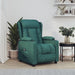 Fotoliu rabatabil electric, verde închis, material textil - WALTI WALTI