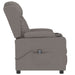 Fotoliu rabatabil electric, gri taupe, material textil - WALTI WALTI