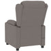 Fotoliu rabatabil electric, gri taupe, material textil - WALTI WALTI