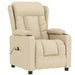 Fotoliu rabatabil electric, crem, material textil - WALTI WALTI