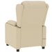 Fotoliu rabatabil electric, crem, material textil - WALTI WALTI