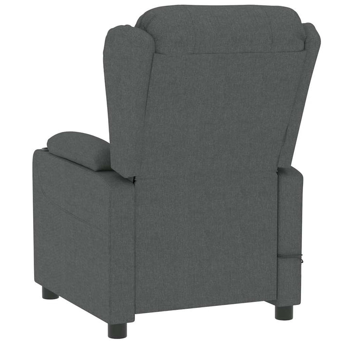 Fotoliu de masaj electric rabatabil, gri închis, textil - WALTI WALTI