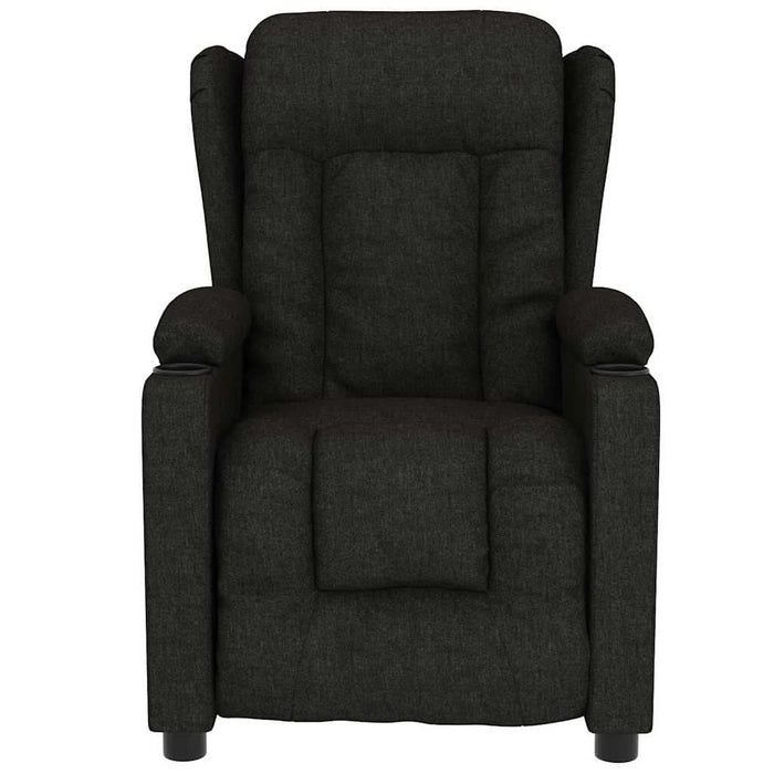Fotoliu de masaj electric rabatabil, negru, textil - WALTI WALTI