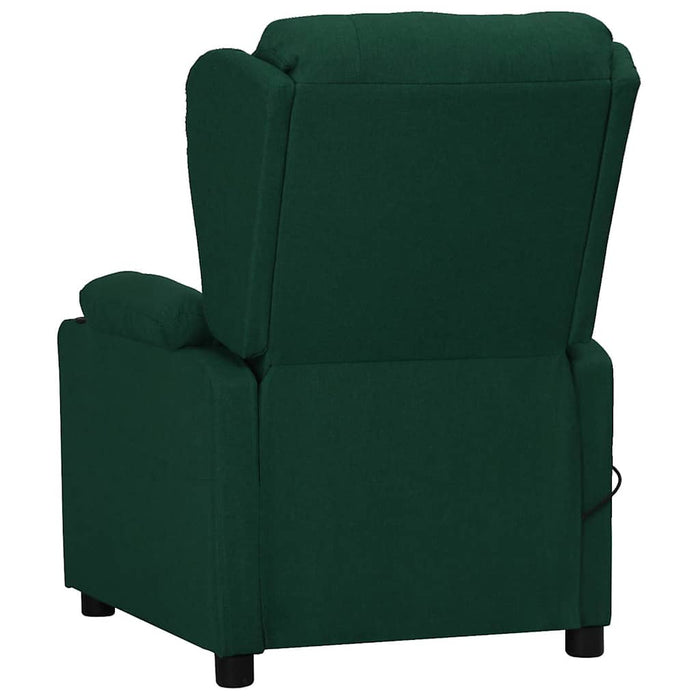 Fotoliu de masaj electric, verde închis, material textil WALTI