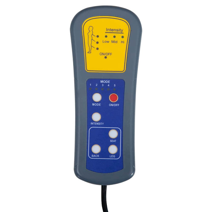 Fotoliu de masaj electric, crem, piele ecologică - WALTI WALTI