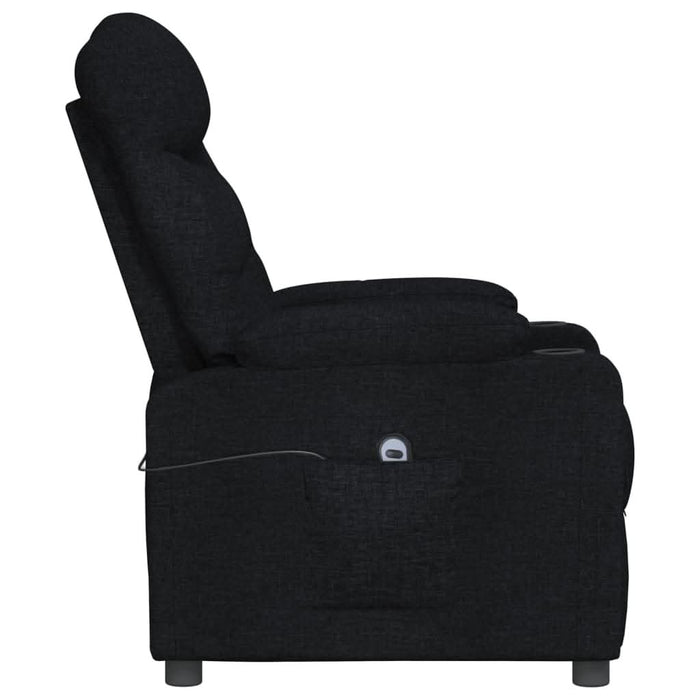 Fotoliu rabatabil electric, negru, material textil - WALTI WALTI