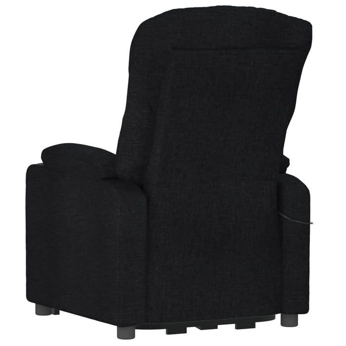 Fotoliu rabatabil electric, negru, material textil - WALTI WALTI