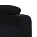 Fotoliu rabatabil electric, negru, material textil - WALTI WALTI