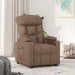 Fotoliu rabatabil electric, maro, material textil - WALTI WALTI